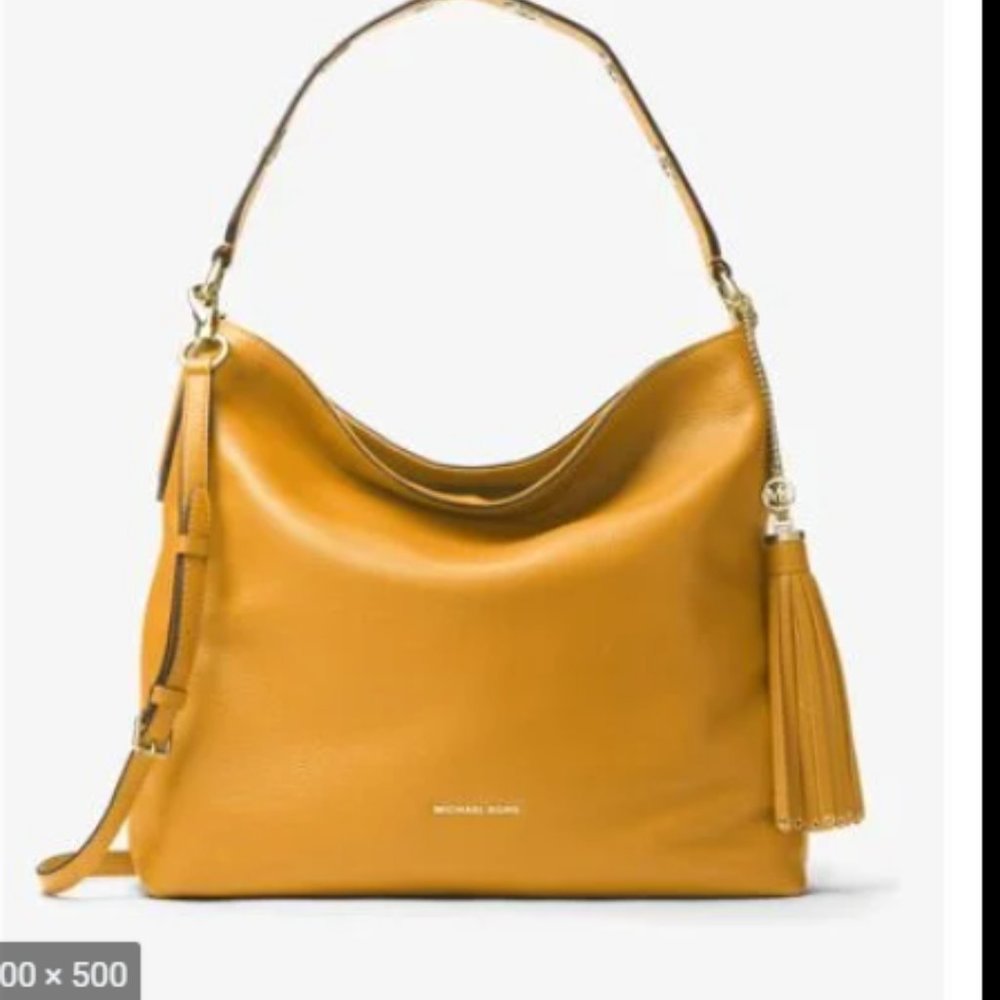 Michael Kors Brooklyn Large Leather Shoulder Bag